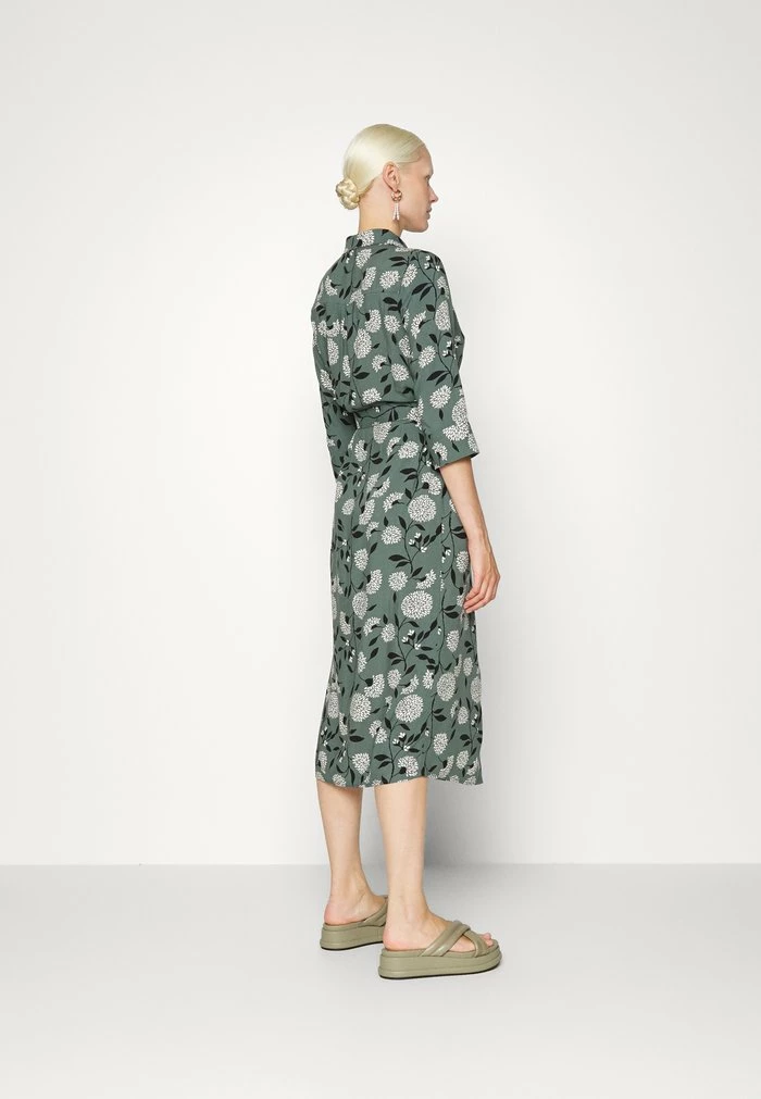 ONLY Tall ONLNOVA LIFE SHIRT DRESS TALL - Shirt Dress - Balsam Green/white 5 ONLY Tall ONLNOVA LIFE SHIRT DRESS TALL - Shirt Dress - Balsam Green/white - Image 3