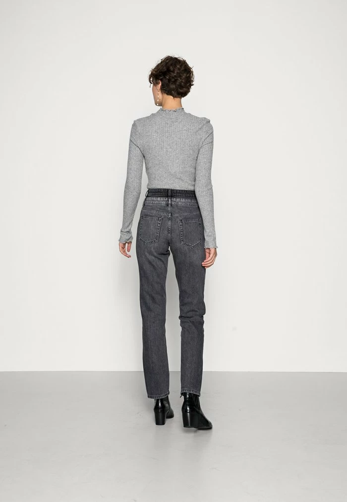 ONLY Tall ONLFINE LIFE - Straight Leg Jeans - Dark Grey Denim 5 ONLY Tall ONLFINE LIFE - Straight Leg Jeans - Dark Grey Denim - Image 3
