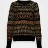 ONLY Tall ONLAIDA FAIRISLE - Jumper - Black Humus Toasted Coconut Space -ONLY Tall Shop 045c185b72824d76b235fdde8031d28b