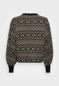 ONLY Tall ONLSIGRUN - Jumper - Black/humus -ONLY Tall Shop 04ae9b459b044e3c8e008f003314bfe5