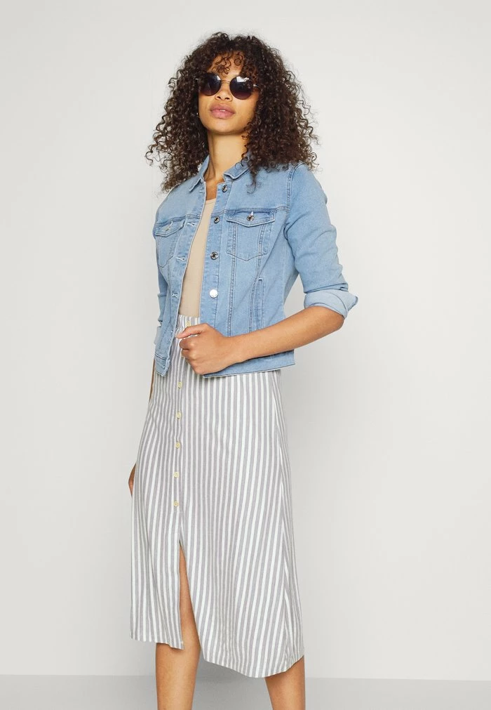 ONLY Tall ONLJOLLA SKIRT - A-line Skirt - Night Sky/cloud Dancer 6 ONLY Tall ONLJOLLA SKIRT - A-line Skirt - Night Sky/cloud Dancer - Image 4