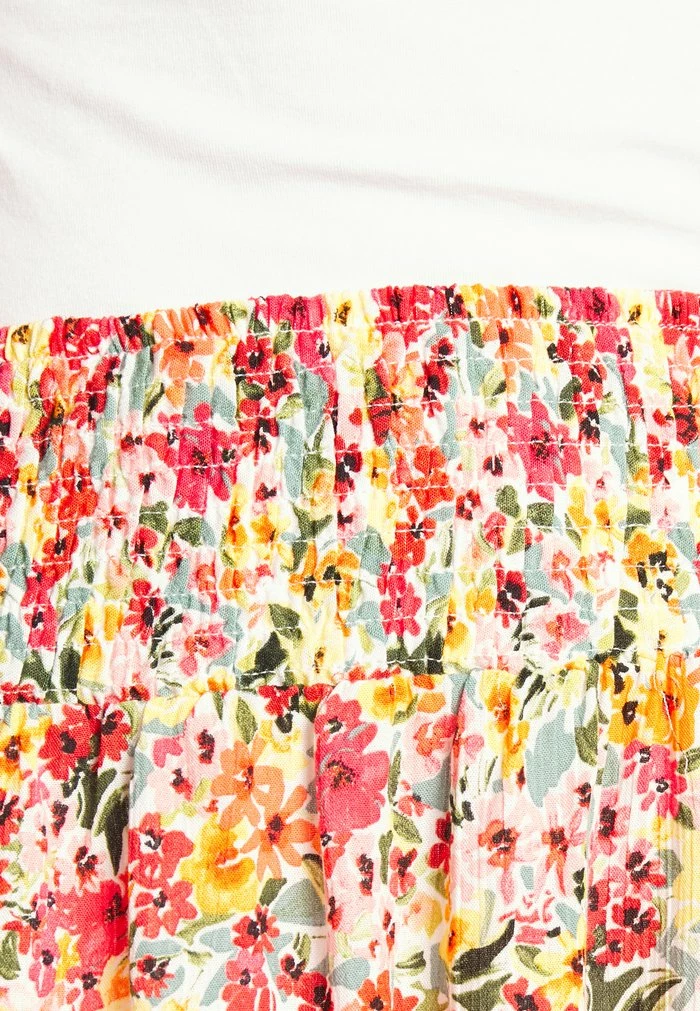 ONLY Tall ONLFREDERIKKE SMOCK SKIRT - Mini Skirt - Cloud Dancer/pink 8 ONLY Tall ONLFREDERIKKE SMOCK SKIRT - Mini Skirt - Cloud Dancer/pink - Image 6