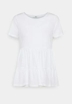 ONLY Tall ONLAYCA PEPLUM - Basic T-shirt - White