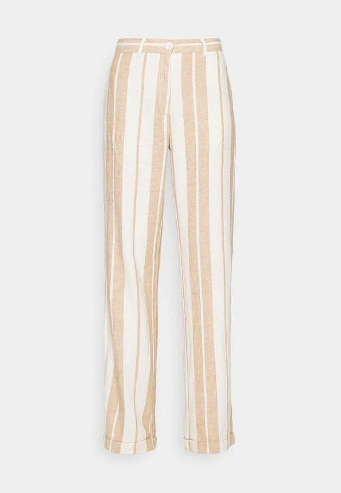 ONLY Tall ONLOHIO PALAZZO PANT - Trousers - Moonbeam/tobacco Brown 6 ONLY Tall ONLOHIO PALAZZO PANT - Trousers - Moonbeam/tobacco Brown - Image 4