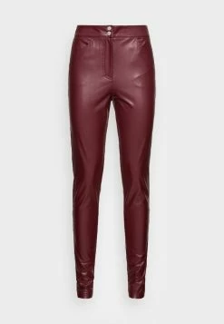 ONLY Tall ONLJESSIE ZIP PANT - Trousers - Windsor Wine