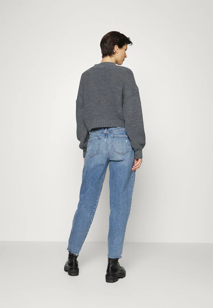 ONLY Tall ONLVERNA BALLOON RAW - Relaxed Fit Jeans - Medium Blue Denim 5 ONLY Tall ONLVERNA BALLOON RAW - Relaxed Fit Jeans - Medium Blue Denim - Image 3