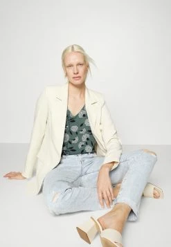 ONLY Tall ONLNOVA LUX LARA - Blouse - Balsam Green/white -ONLY Tall Shop 0f4c0d6980ca44c7877e72fdc4f72a14