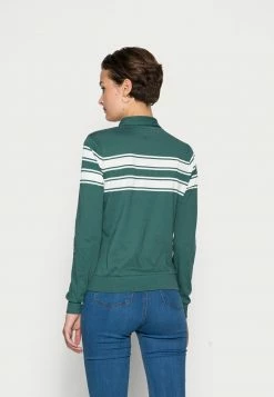 ONLY Tall ONLINCBEATE STRIPE TEE - Polo Shirt - Mallard Green With Cloud Dancer -ONLY Tall Shop 128d155e1f024b47af5e3a8ea30f9a82