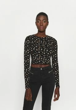 ONLY Tall ONLFENJA LIFE CROP CARDIGAN - Cardigan - Black