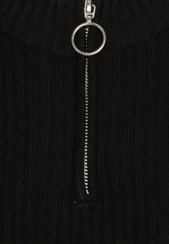 ONLY Tall ONLDEE HAZEL ZIP DRESS - Jumper Dress - Black -ONLY Tall Shop 18f227439c67467f8622b38229c8623f