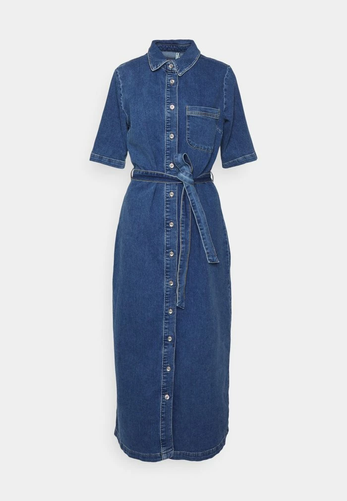 ONLY Tall ONLMIRIAM LIFE DRESS - Day Dress - Medium Blue Denim 7 ONLY Tall ONLMIRIAM LIFE DRESS - Day Dress - Medium Blue Denim - Image 5