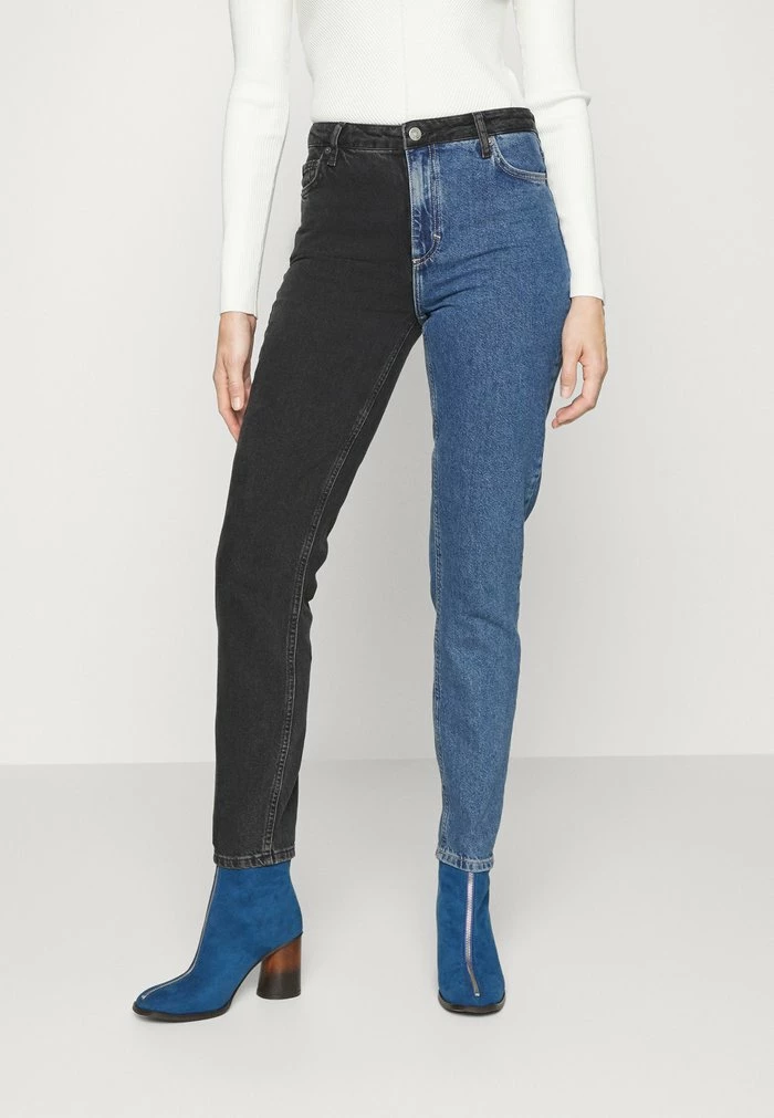 ONLY Tall ONLINCJAGGER LIFE MOM - Relaxed Fit Jeans - Black Denim/light Blue Denim 3 ONLY Tall ONLINCJAGGER LIFE MOM - Relaxed Fit Jeans - Black Denim/light Blue Denim