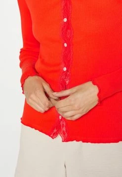 ONLY Tall ONLMICHELA CARDIGAN - Cardigan - Red Alert -ONLY Tall Shop 1abf87ca4994422b8157ae8e674fc2f8