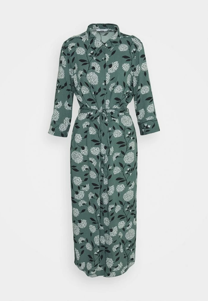 ONLY Tall ONLNOVA LIFE SHIRT DRESS TALL - Shirt Dress - Balsam Green/white 8 ONLY Tall ONLNOVA LIFE SHIRT DRESS TALL - Shirt Dress - Balsam Green/white - Image 6