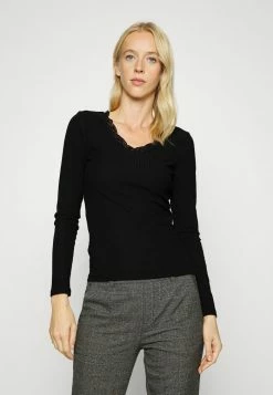 ONLY Tall ONLNELLA V NECK - Jumper - Black