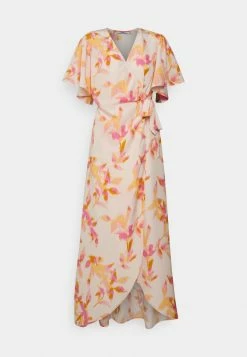 ONLY Tall ONLELEANOR LIFE WRAP ANKLE DRESS - Maxi Dress - Silver Peony /blurry Leafs