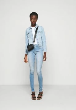 ONLY Tall ONLBLUSH LIFE MID - Jeans Skinny Fit - Light Blue Denim -ONLY Tall Shop 1d7e448e187e4317aaf64ec312f38fe1