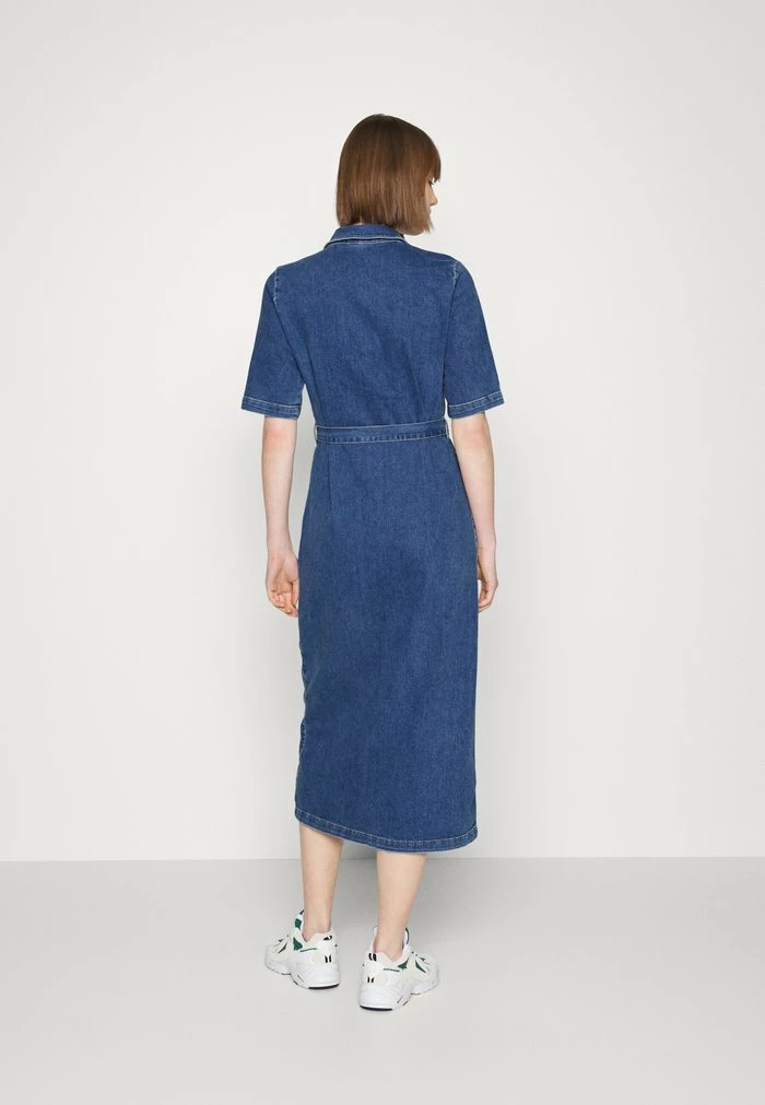 ONLY Tall ONLMIRIAM LIFE DRESS - Day Dress - Medium Blue Denim 5 ONLY Tall ONLMIRIAM LIFE DRESS - Day Dress - Medium Blue Denim - Image 3