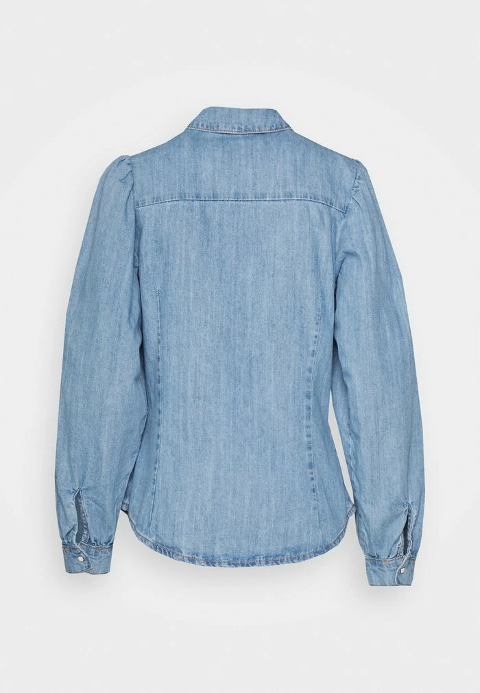 ONLY Tall ONLROCCO LIFE SHIRT - Button-down Blouse - Medium Blue Denim 4 ONLY Tall ONLROCCO LIFE SHIRT - Button-down Blouse - Medium Blue Denim - Image 2