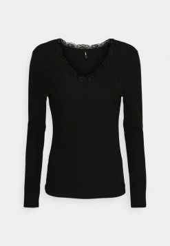 ONLY Tall ONLNELLA V NECK - Jumper - Black -ONLY Tall Shop 2199a181599d4ac5aa88e4725c5fe6d3