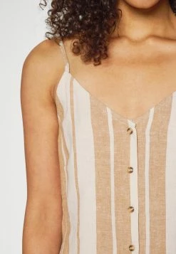 ONLY Tall ONLOHIO STRAP STRIPE - Top - Moonbeam/tobacco Brown -ONLY Tall Shop 219a32fd814f478eaca26bb893cb31de