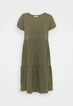 ONLY Tall ONLAYCA PEPLUM DRESS - Jersey Dress - Kalamata