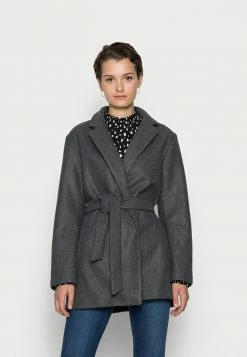 ONLY Tall ONLTRILLION BELT COATIGAN - Classic Coat - Medium Grey Melange
