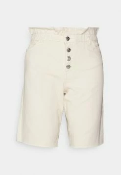 ONLY Tall ONLCUBA LIFE - Denim Shorts - Ecru