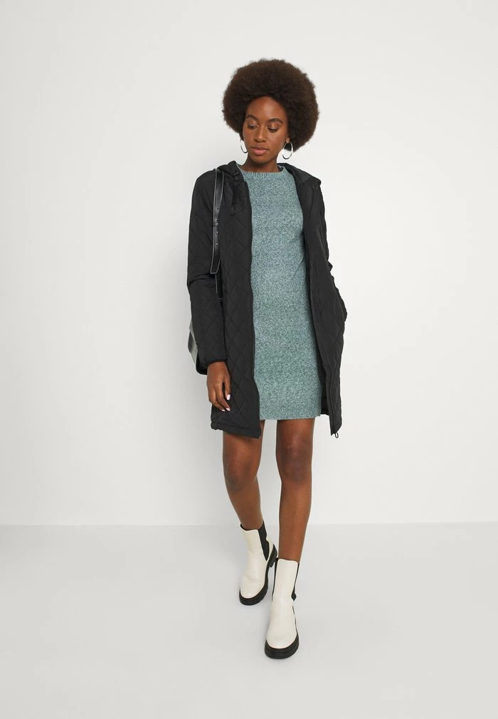 ONLY Tall ONLSANNE QUILTED LONG JACKET - Winter Coat - Black 4 ONLY Tall ONLSANNE QUILTED LONG JACKET - Winter Coat - Black - Image 2