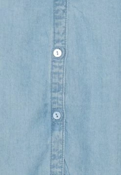 ONLY Tall ONLPEMA FALLOW LIFE - Button-down Blouse - Medium Blue Denim -ONLY Tall Shop 258349ab380444d09e616d589efe09db