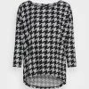 ONLY Tall ONLELCOS - Jumper - Light Grey Melange/black Houndtooth