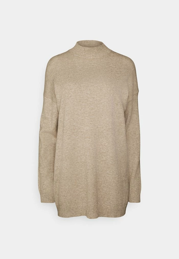 ONLY Tall ONLLESLY HIGH NECK - Jumper - Beige 3 ONLY Tall ONLLESLY HIGH NECK - Jumper - Beige