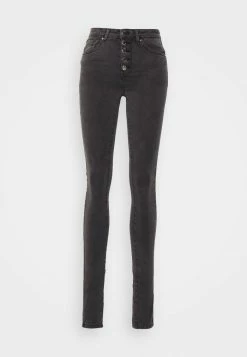 ONLY Tall ONLROYAL FLY ACID - Jeans Skinny Fit - Black Denim -ONLY Tall Shop 2b45003ae08845bfb0a5030230a1db8c
