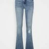 ONLY Tall ONLBLUSH LIFE MID FLARED - Bootcut Jeans - Light Blue Denim -ONLY Tall Shop 2d4b5934e8db4fd9bfbf20dfb6f4e287