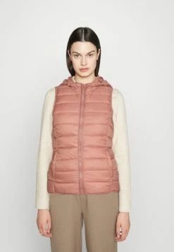 ONLY Tall ONLNEWTAHOE HOOD WAISTCOAT - Waistcoat - Burlwood