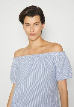 ONLY Tall ONLCASSIE OFF SHOULDER - Blouse - Cloud Dancer/medium Denim Blue 13 ONLY Tall ONLCASSIE OFF SHOULDER - Blouse - Cloud Dancer/medium Denim Blue -ONLY Tall Shop 2ff3cb208dc04b54a31fde0d4408826d