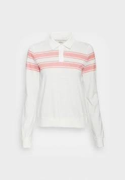 ONLY Tall ONLINCBEATE STRIPE TEE - Polo Shirt - Cloud Dancer/rosette -ONLY Tall Shop 311129cd2ef34e1dbedfaae998ad64fb