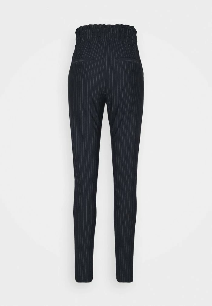 ONLY Tall ONLPOPTRASH PINSTRIPE FRILL PANT - Trousers - Night Sky 9 ONLY Tall ONLPOPTRASH PINSTRIPE FRILL PANT - Trousers - Night Sky - Image 7