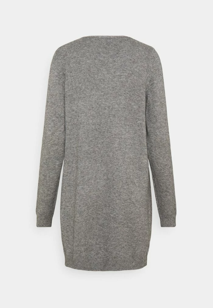 ONLY Tall ONLQUEEN LONG CARDIGAN - Cardigan - Medium Grey Melange 4 ONLY Tall ONLQUEEN LONG CARDIGAN - Cardigan - Medium Grey Melange - Image 2