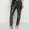 ONLY Tall ONLTASSIE SHINY - Trousers - Black -ONLY Tall Shop 3267d6d0cb4944af8cc33f8f56d64fa1