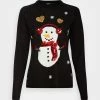 ONLY Tall ONLXMAS EXCLUSIVE SNOWMAN PULL - Jumper - Black -ONLY Tall Shop 32d930c0baec411d9c8028fb72d8017b