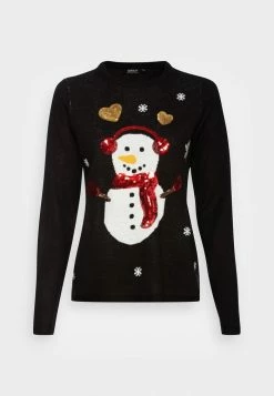 ONLY Tall ONLXMAS EXCLUSIVE SNOWMAN PULL - Jumper - Black