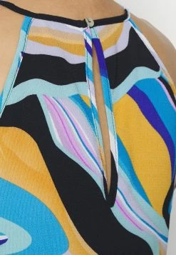 ONLY Tall ONLNOVA LUX KEYHOLE - Top - Blue -ONLY Tall Shop 32fb88af5c9742c6a4757f72307d175d