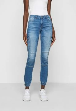 ONLY Tall ONLMISSOURI LIFE - Cargo Trousers - Medium Blue Denim