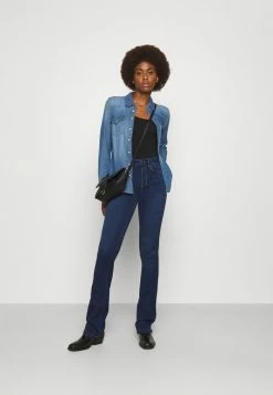 ONLY Tall ONLROYA LIFE SWEET - Flared Jeans - Dark Blue Denim -ONLY Tall Shop 3588925766624370b6f18ea843013477