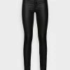 ONLY Tall ONLWAUW TRIP LANK COATED - Trousers - Black -ONLY Tall Shop 36d15aa9bdd0434db551dd7f097c1d4e