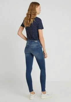 ONLY Tall ONLBLUSH MID - Jeans Skinny Fit - Dark Blue Denim -ONLY Tall Shop 37e796f4fb8b46e98162a176bd7780d3