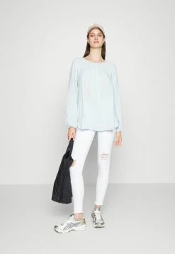 ONLY Tall ONLBLUSH LIFE MID RAW - Jeans Skinny Fit - White Denim -ONLY Tall Shop 38828cc3d511480abc96716d0dc0ef48