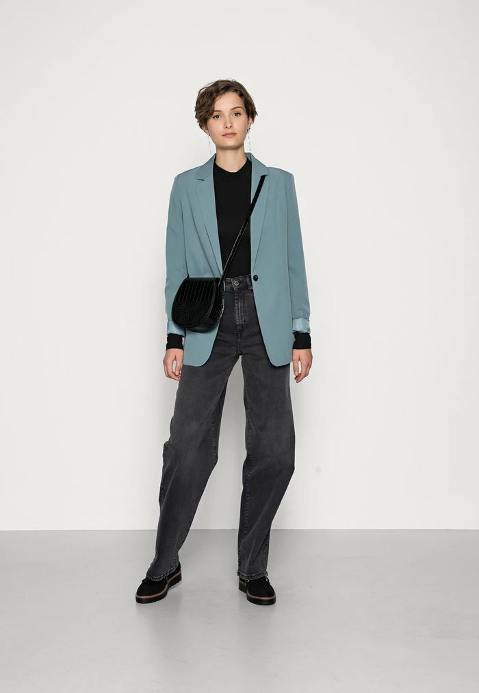 ONLY Tall ONLHOPEEX HIGH WIDE LEG - Relaxed Fit Jeans - Black Denim 4 ONLY Tall ONLHOPEEX HIGH WIDE LEG - Relaxed Fit Jeans - Black Denim - Image 2