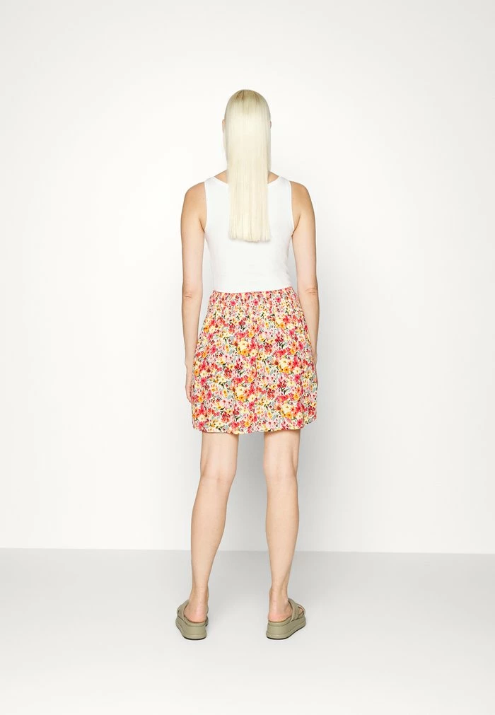 ONLY Tall ONLFREDERIKKE SMOCK SKIRT - Mini Skirt - Cloud Dancer/pink 5 ONLY Tall ONLFREDERIKKE SMOCK SKIRT - Mini Skirt - Cloud Dancer/pink - Image 3